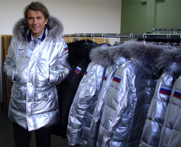 Массимо Роккини в куртке Газпрома